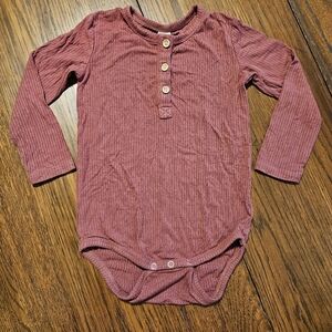 Kate Quinn Burgundy Onesie